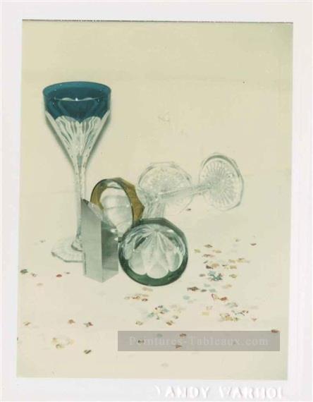 Committee 2000 Champagne Glasses Andy Warhol Oil Paintings